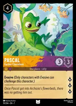 19  Pascal - Garden Chameleon  Single Card