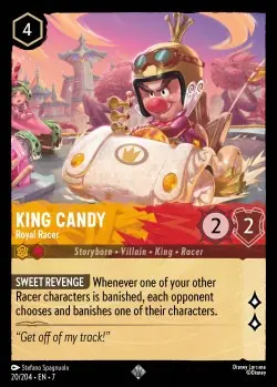 20  King Candy - Royal Racer  Single Card