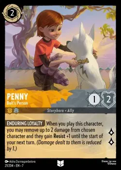 21  Penny - Bolt's Person  Single Card