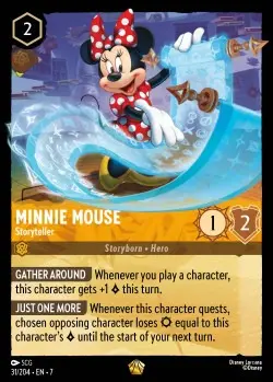 31  Minnie Mouse - Storyteller  Single Card