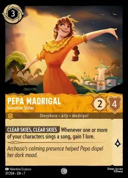 37  Pepa Madrigal - Sensitive Sister  Single Card