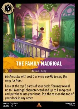 40  The Family Madrigal  Single Card