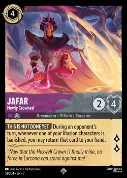 51  Jafar - Newly Crowned  Single Card