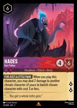 52  Hades - Fast Talker  Single Card