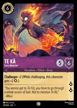 58  Te Ka - Lava Monster  Single Card
