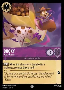 60  Bucky - Nutty Rascal  Single Card