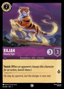 62  Rajah - Ghostly Tiger  Single Card