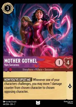 64  Mother Gothel - Vain Sorceress  Single Card