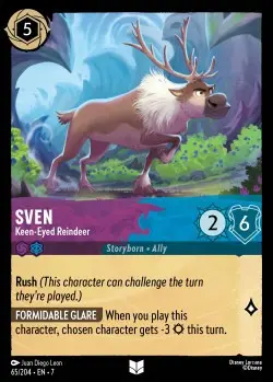 65  Sven - Keen-Eyed Reindeer  Single Card
