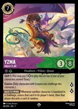 68  Yzma - Above It All  Single Card