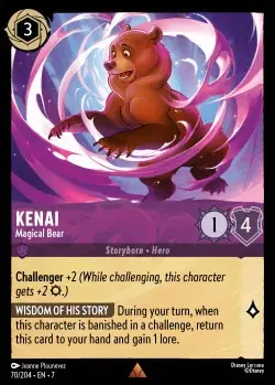 70  Kenai - Magical Bear  Single Card