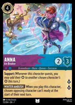 72  Anna - Ice Breaker  Single Card