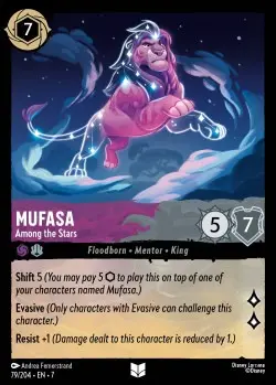 79  Mufasa - Among the Stars  Single Card