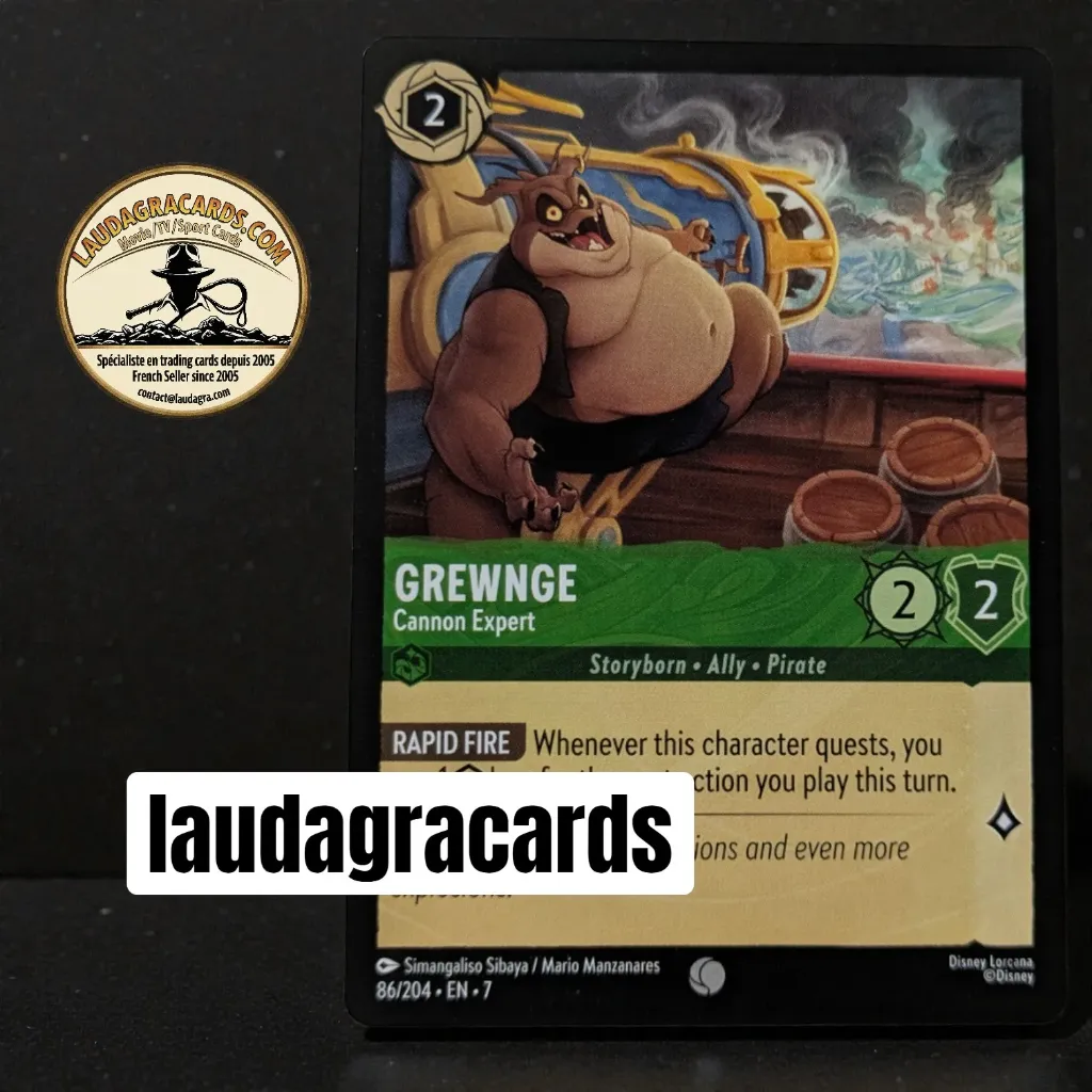[LORCAZ86] 86  Grewnge - Cannon Expert  Single Card