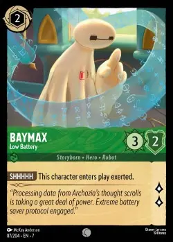 [LORCAZ87] 87  Baymax - Low Battery  Single Card