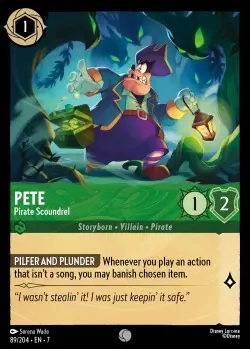 [LORCAZ89] 89  Pete - Pirate Scoundrel  Single Card