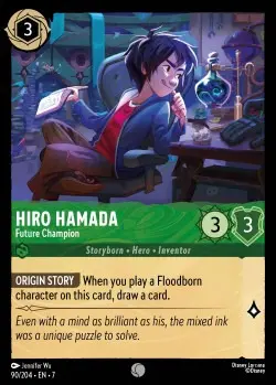 [LORCAZ90] 90  Hiro Hamada - Future Champion  Single Card