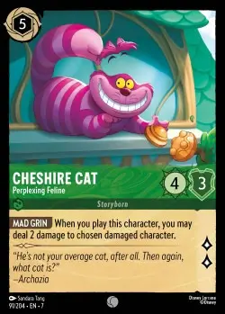 [LORCAZ91] 91  Cheshire Cat - Perplexing Feline  Single Card
