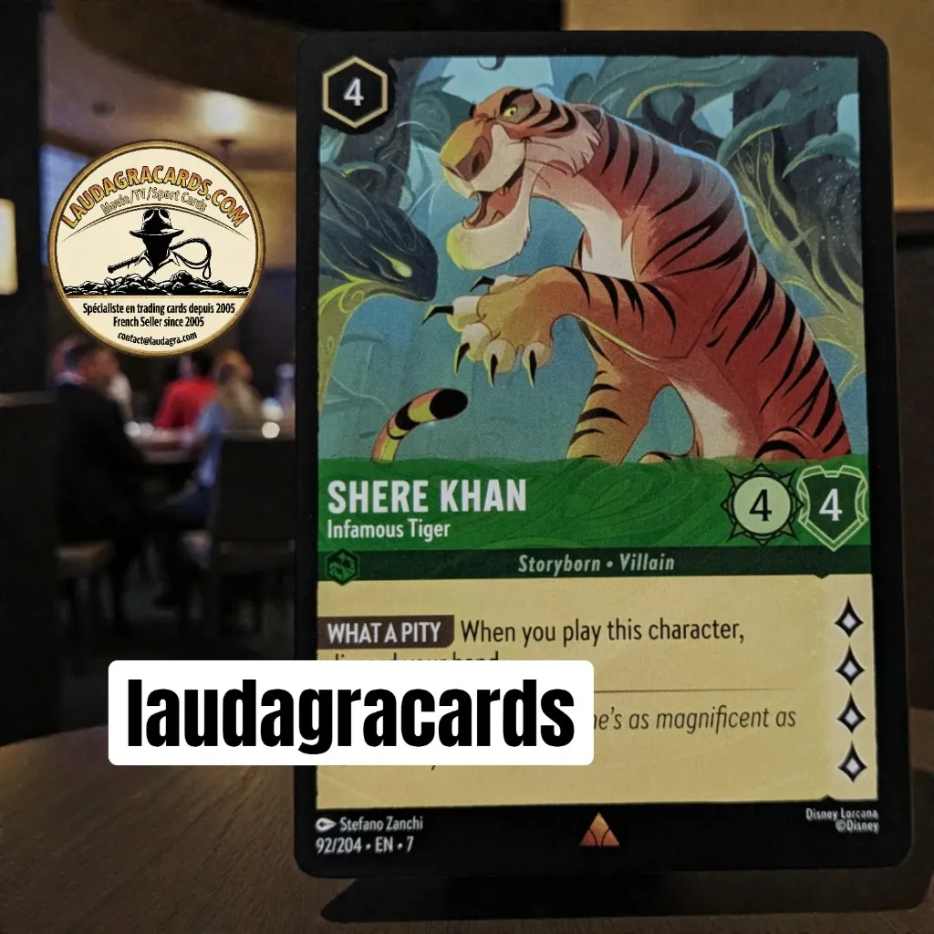 [LORCAZ92] 92  Shere Khan - Infamous Tiger  Single Card