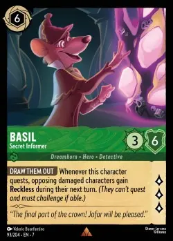 [LORCAZ93] 93  Basil - Secret Informer  Single Card