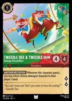 [LORCAZ103] 103  Tweedledee & Tweedledum - Strange Storytellers  Single Card