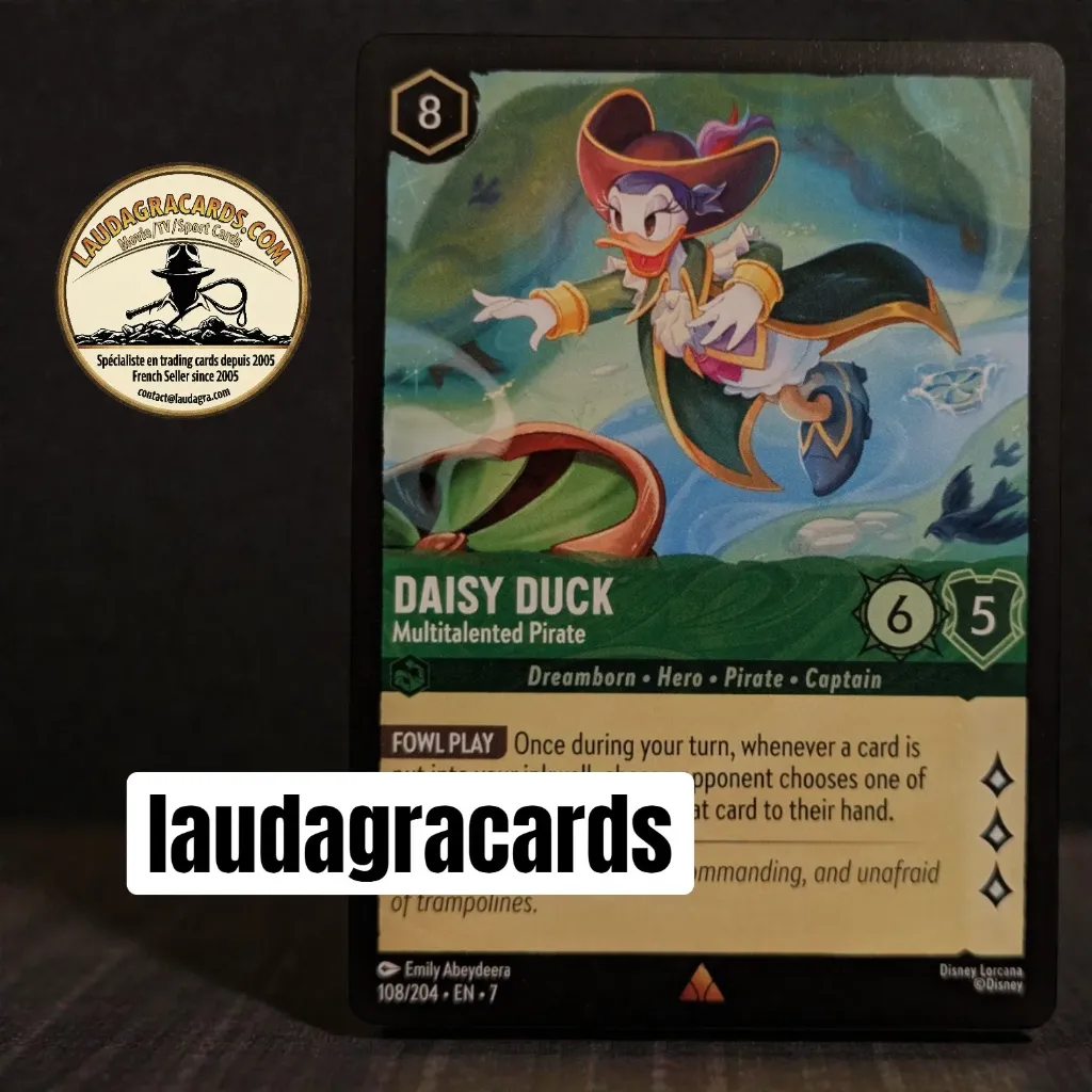 [LORCAZ108] 108  Daisy Duck - Multitalented Pirate  Single Card