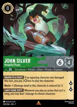 [LORCAZ109] 109  John Silver - Vengeful Pirate  Single Card
