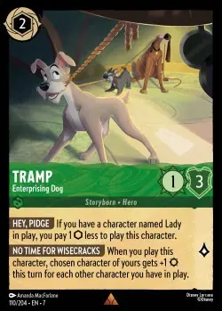 [LORCAZ110] 110  Tramp - Enterprising Dog  Single Card