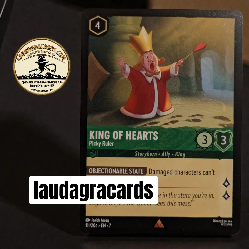 [LORCAZ111] 111  King of Hearts - Picky Ruler  Single Card