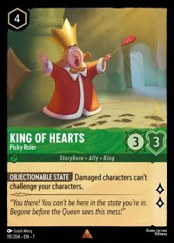 [LORCAZ111] 111  King of Hearts - Picky Ruler  Single Card