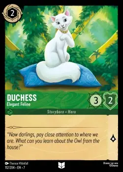 [LORCAZ112] 112  Duchess - Elegant Feline  Single Card