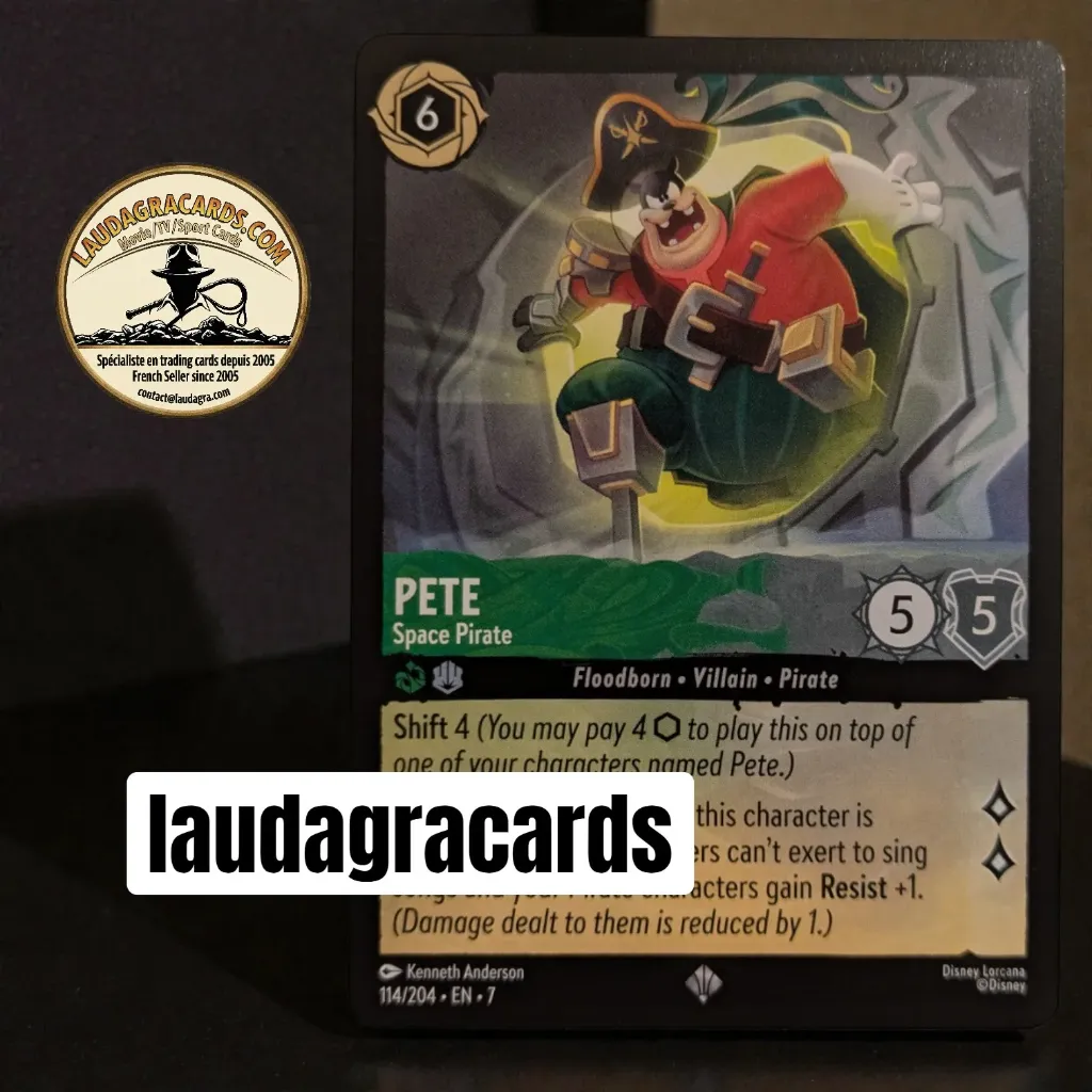 [LORCAZ114] 114  Pete - Space Pirate  Single Card