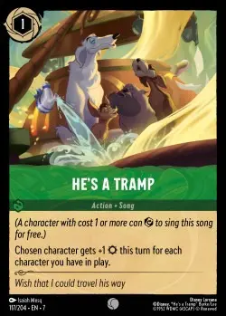 [LORCAZ117] 117  He's a Tramp  Single Card