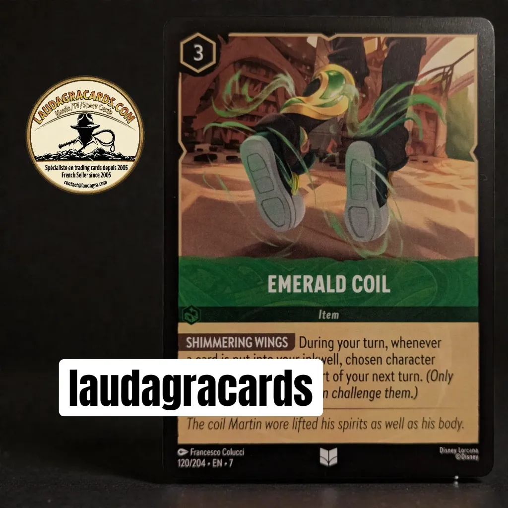 [LORCAZ120] 120  Emerald Coil  Single Card
