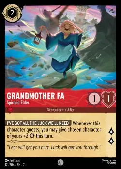 [LORCAZ121] 121  Grandmother Fa - Spirited Elder  Single Card
