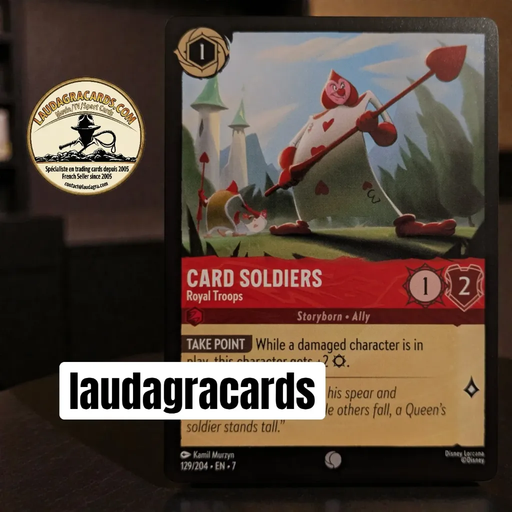 [LORCAZ129] 129  Card Soldiers - Royal Troops  Single Card
