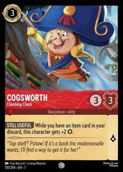 [LORCAZ130] 130  Cogsworth - Climbing Clock  Single Card