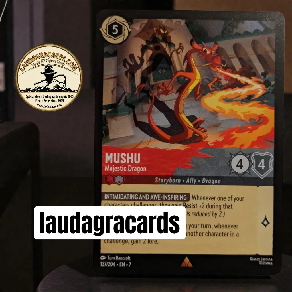[LORCAZ137] 137  Mushu - Majestic Dragon  Single Card