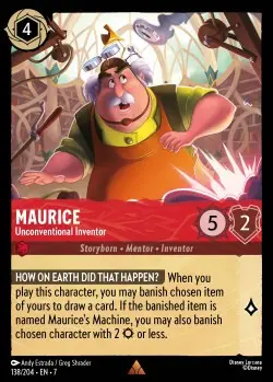 138  Maurice - Unconventional Inventor  Single Card