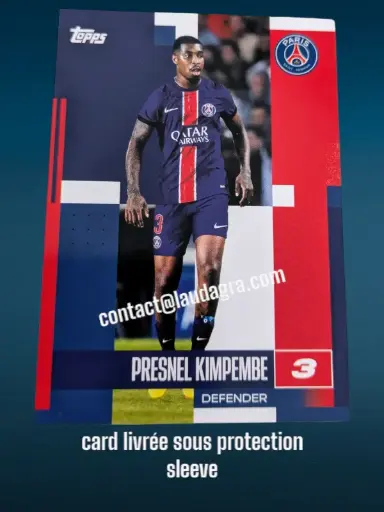 [psgteam2425_9] Presnel Kimpembe Card N° 9