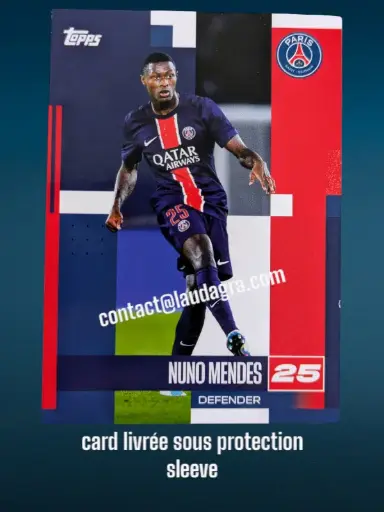 [psgteam2425_10] Nuno Mendes Card N° 10