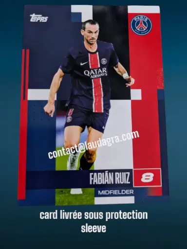 [psgteam2425_17] Fabián Ruiz Card N° 17