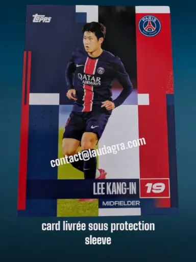 [psgteam2425_18] Lee Kang-in Card N° 18