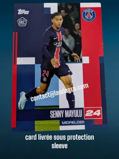 [psgteam2425_19] Senny Mayulu RC Card N° 19