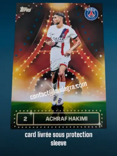 [psgteam2425_25] Achraf Hakimi Card N° 25