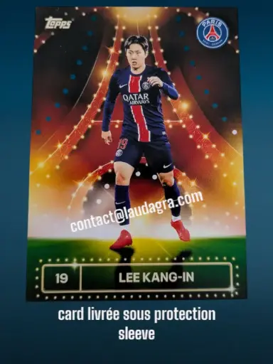 [psgteam2425_28] Lee Kang-in Card N° 28
