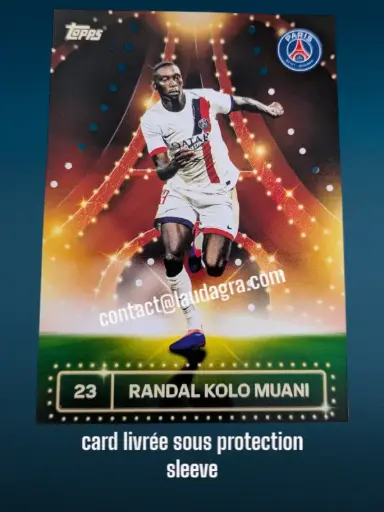 [psgteam2425_33] Randal Kolo Muani Card N° 33