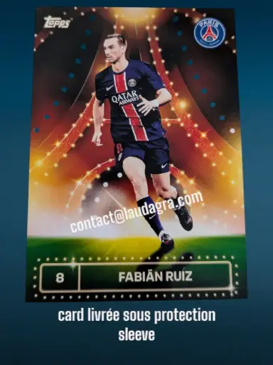 [psgteam2425_34] Fabián Ruiz Card N° 34