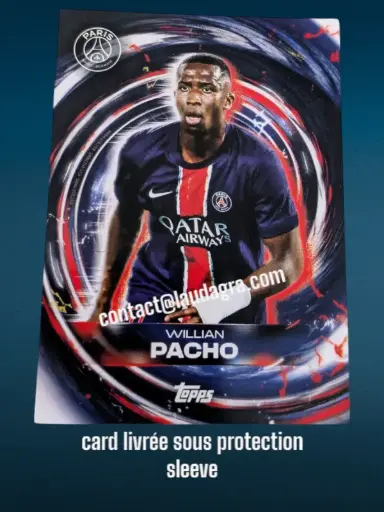 [psgteam2425_41] Willian Pacho Card N° 41