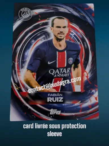 [psgteam2425_43] Fabián Ruiz Card N° 43